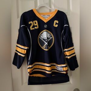 Reebok Buffalo Sabres NHL Hockey Jersey Reebok #29 Jason Pominville Y L-XL